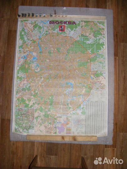 Карта Москвы 2014г