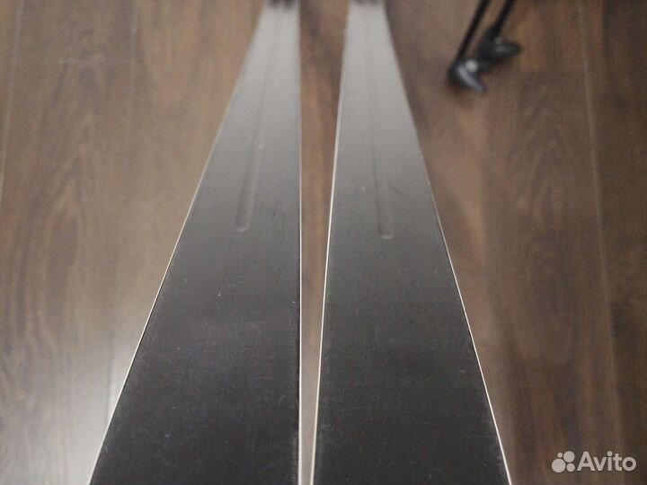 Лыжи детские 140 с палками 114см+чехол и ботинки