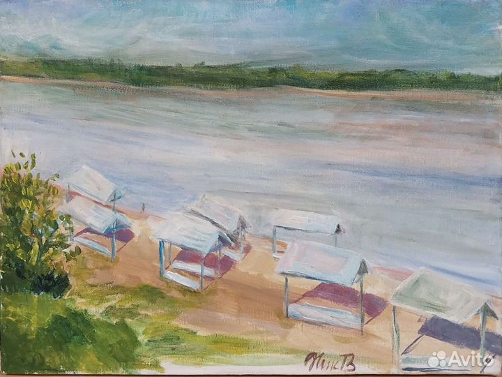 Картина акрилом на холсте