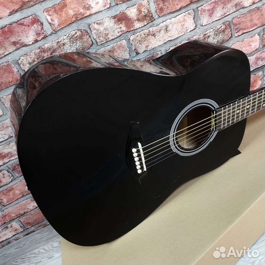 Гитара акустическая новая большой корпус ель