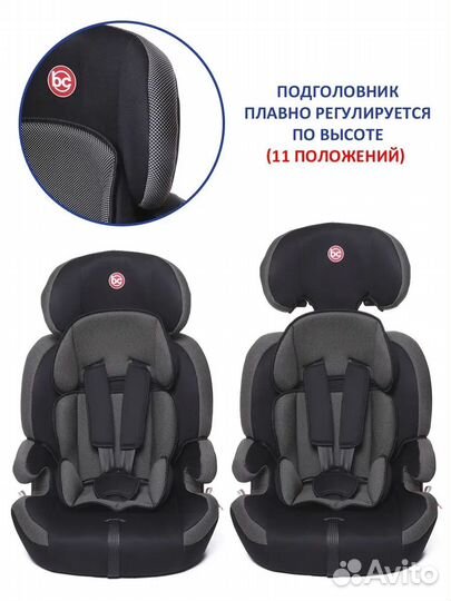 Автокресло бустер Legion группа I/II/III, 9-36 кг