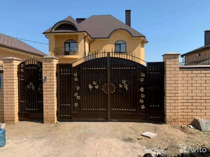 Ворота кованые распашные