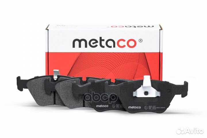 Колодки тормозные дисковые 3000-097 metaco