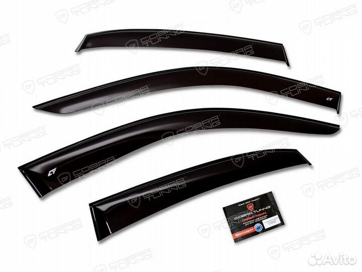 Широкие дефлекторы Nissan Altima L32 Sd 2006-2013