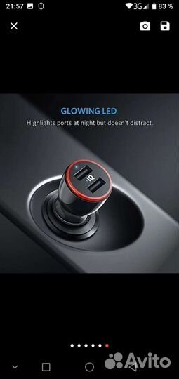 Usb зарядное устройство anker