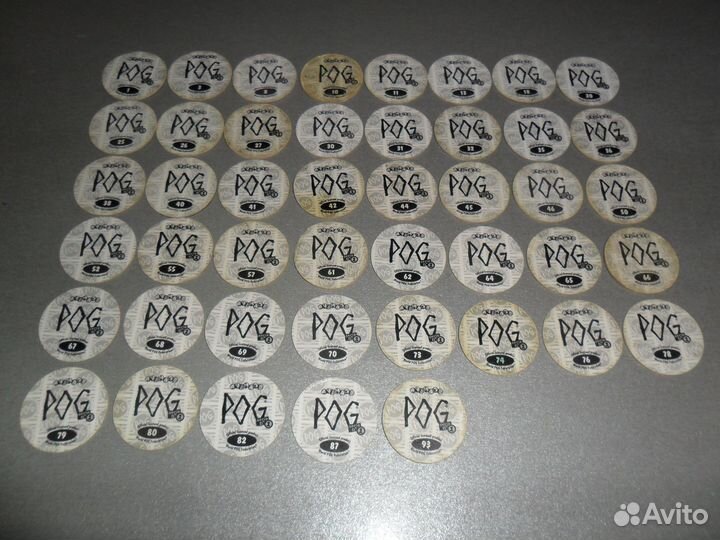 Фишки POG 1, 2 серия, IL giro DEL mondo, Биты