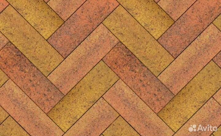 Тротуарная плитка паркет