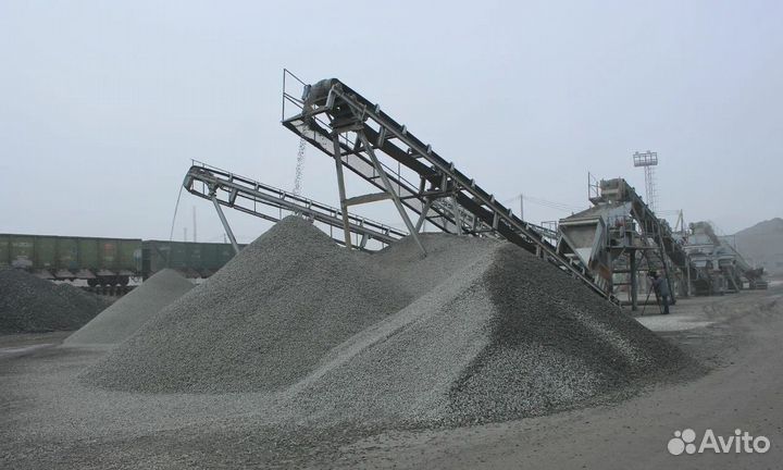 Щебень гранитный 20 40 фракции (1619)