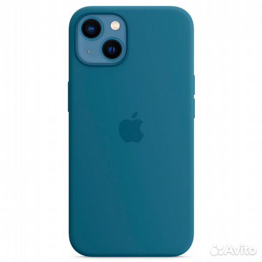 Силиконовый чехол MagSafe для iPhone 13, Blue Jay