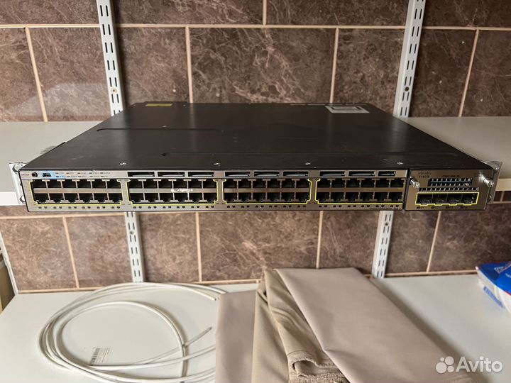 Коммутатор Cisco Catalyst WS-C3750X-48PF-S PoE+