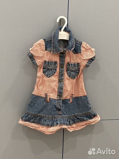 Пакет одежды на девочку 80-86