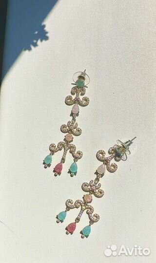 Серьги вау эффект