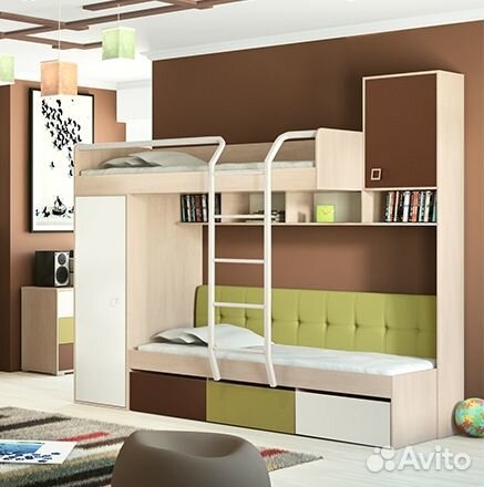 Двухъярусная кровать бу