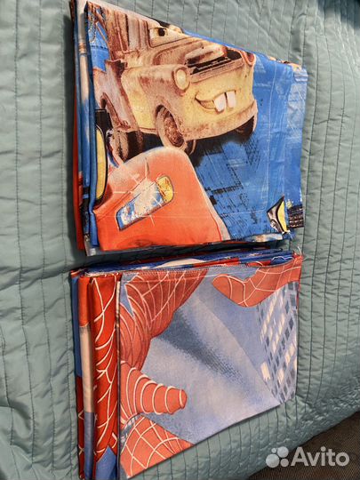 Постельное белье 1,5 для мальчика 2 комплекта