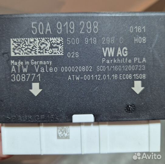 Модуль (блок) управления парктроникам 5QA 919 298