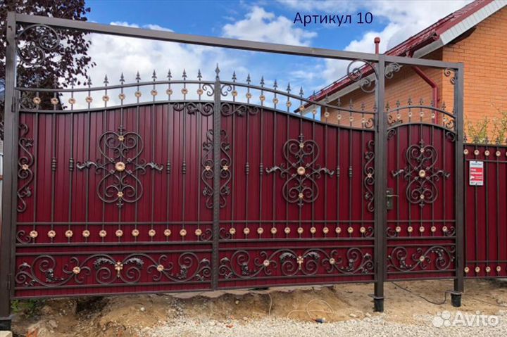 Кованые ворота