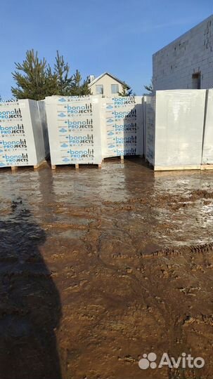 Газобетонные блоки 625 250 100