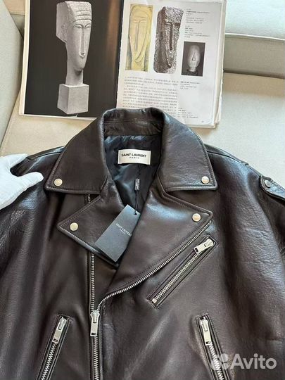 Кожаная куртка Saint Laurent Оригинал