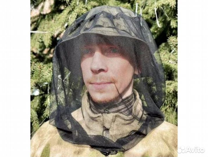 Сетка противомоскитная на головной убор