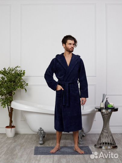 Халат мужской. Натуральная махра. Турция