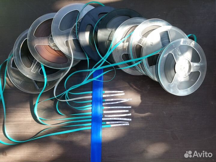 Катушки магнитофонные с записями 19-1/2 15,18 см