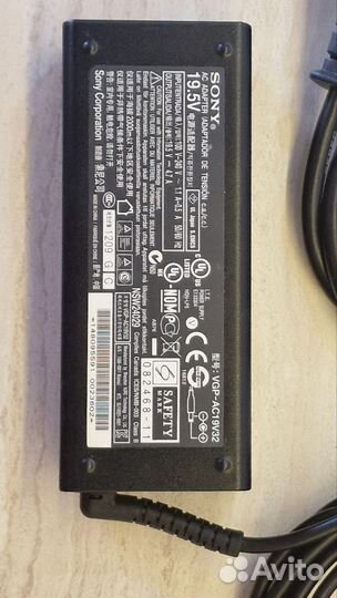 Блок питания sony vaio