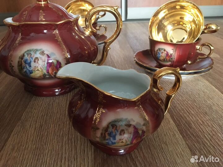 Чешский чайный сервиз 