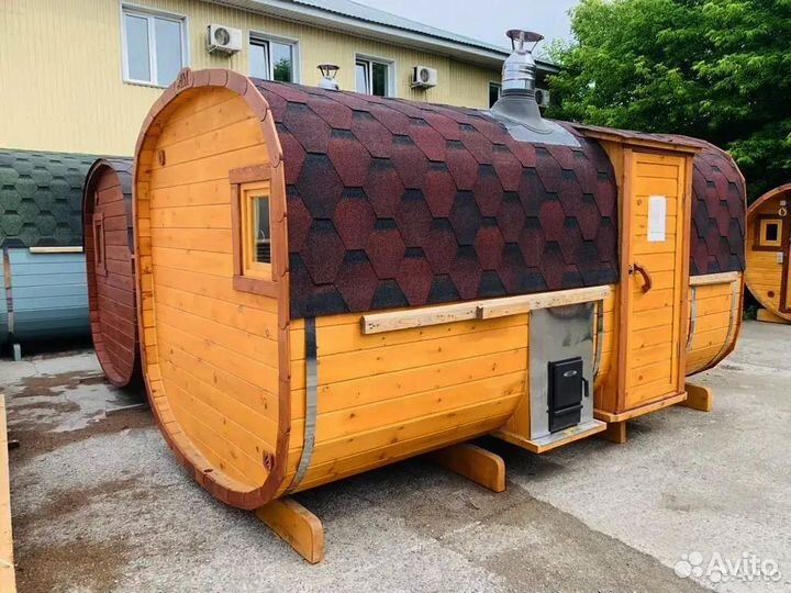 Квадро баня 4 м на 2,2 м под ключ