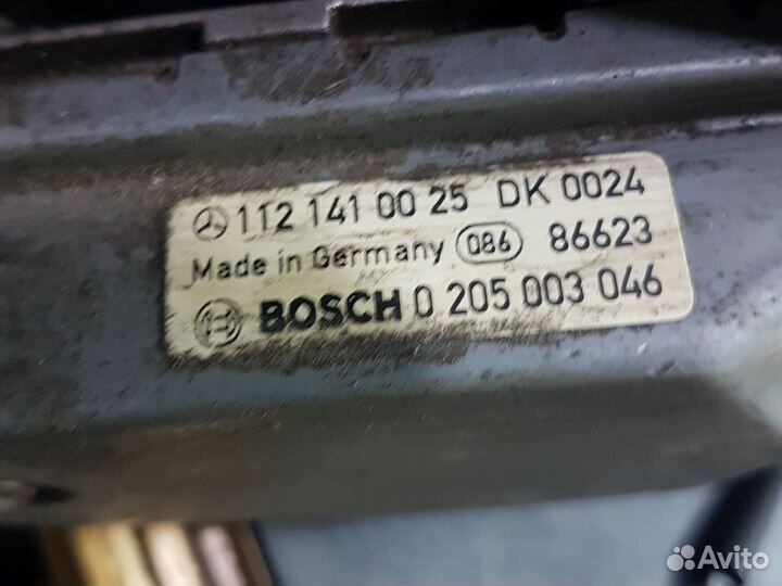 Заслонка дроссельная электрическая mercedes benz W