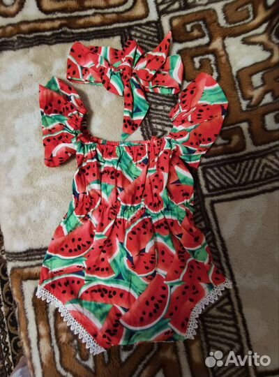 Летний бодик с повязкой