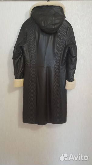 Дубленка натуральная женская 46 48 длинная