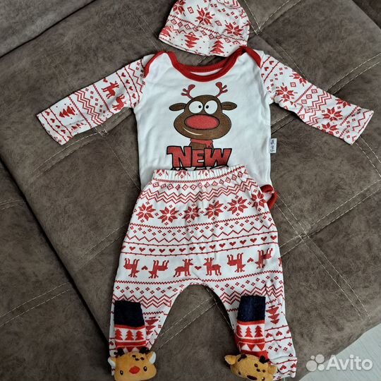 Новогодний костюм 6-9 мес