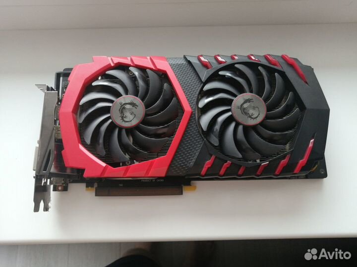 Видеокарта gtx 1060 6gb msi gaming x