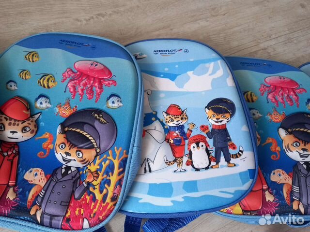 Рюкзак, сумка для обуви aeroflot