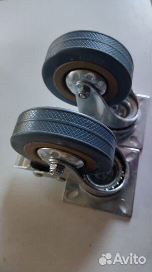 Колеса поворотные со стопором/без стопора