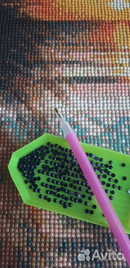 Алмазная мозаика готовая работа