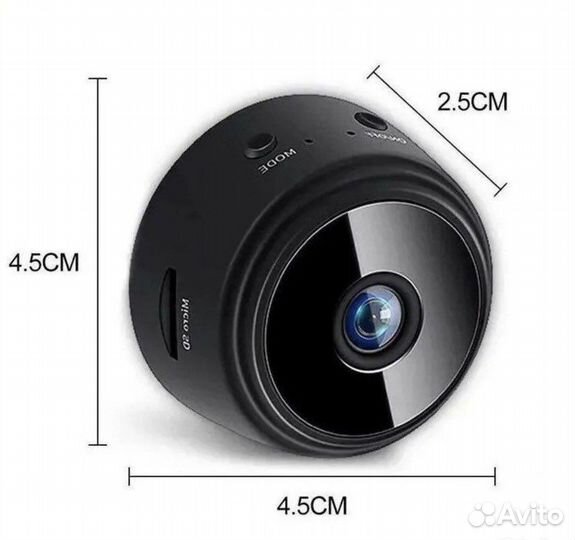 Mini Wi fi видео камера,видео-няня,fhd