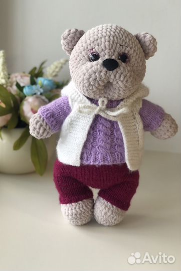 Вязаные игрушки ручной работы