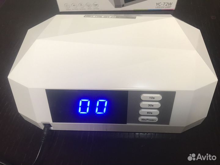 Лампа для маникюра новая 72w