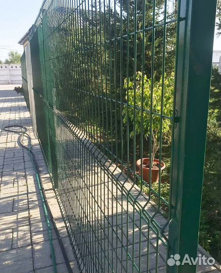 Забор сетка 3д