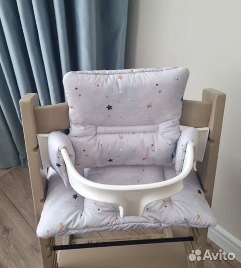 Подушка чехол на стульчик stokke trip trap