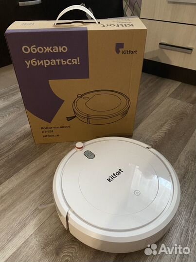 Робот-пылесос новый Kitfort