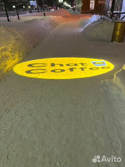 Гобо проектор, для рекламы на асфальте