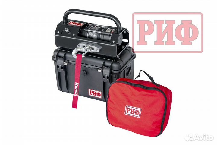 Лебёдка переносная риф 3500ASR в защитном кейсе
