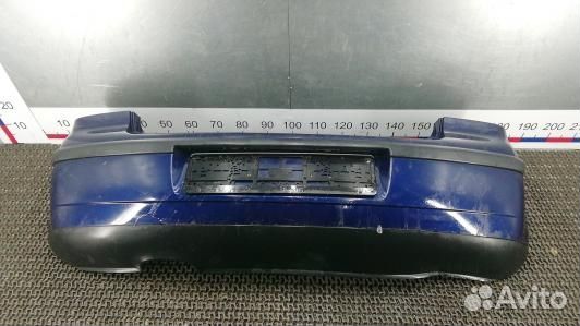 Бампер задний volkswagen polo 4 (9N) (TBE02HG01)