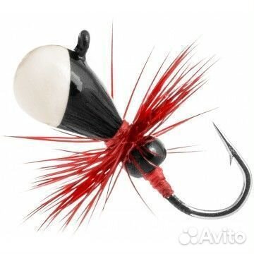 Мормышка вольф Капля с ушком краш муха 5мм 2.10гр