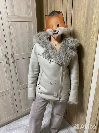 Дубленка искусственная женская 48 50