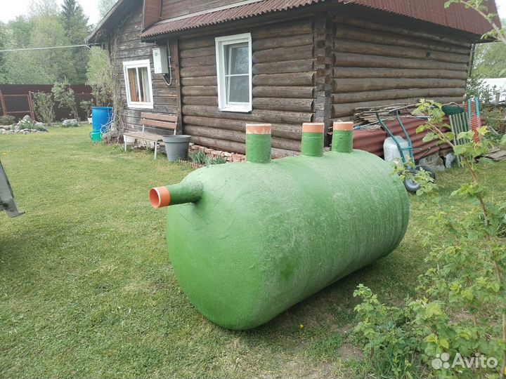 Септик 2 куба с монтажом