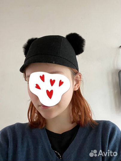 Шляпка женская фетр дизайнерская