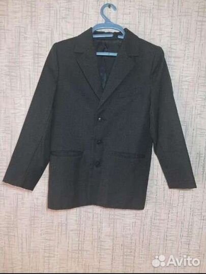 Новый пиджак на мальчика рост 140см (10 лет)
